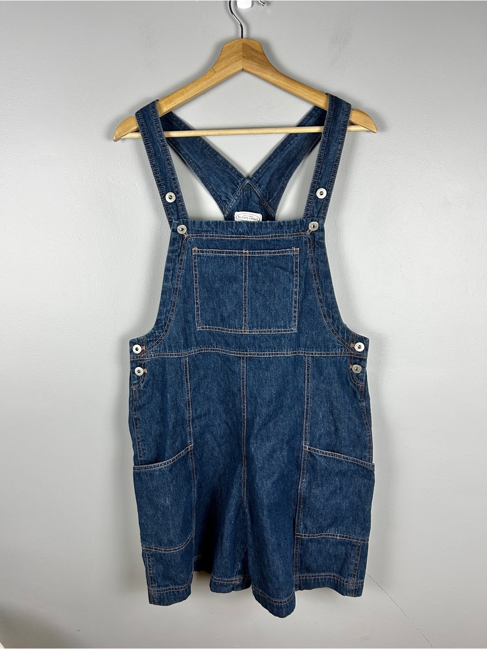 Northern Reflections Dark Blue Denim Short Overalls